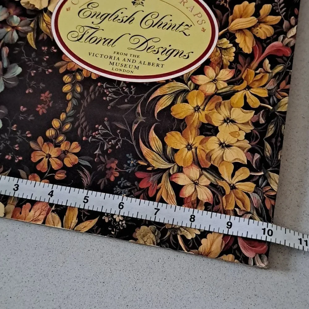 English Chintz Floral Designs Classic Gift Wraps Victoria & Albert Museum London